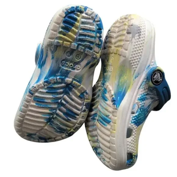 Toddler Crocs – Size 8 – Paint Splatter Design - Picture 3 of 4